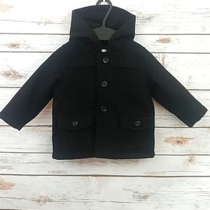 Old Navy Black Coat Size 12-18 Months